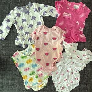 Lot of Monica and Andy onesies size 0-3